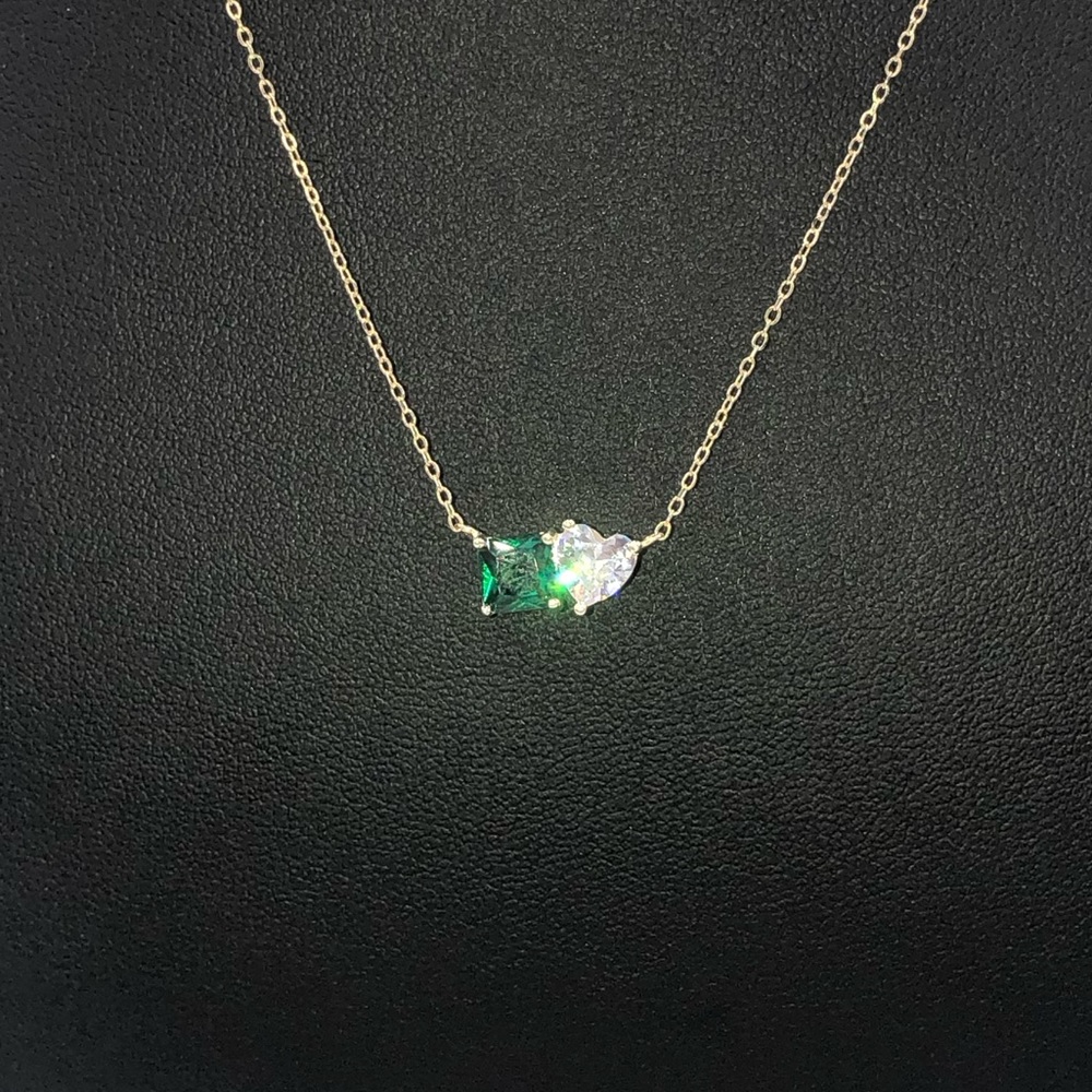 2 Stone Duo Necklace - Picture 6 of 10
